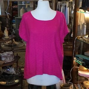 0229 Chico's Fuchia Sweater Top; VGUC size 1